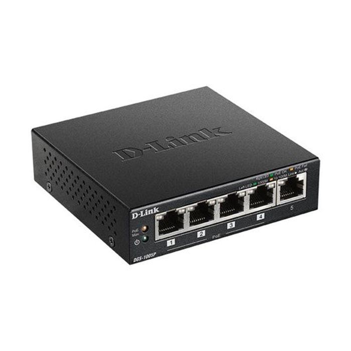 2-D-LINK-SWITCH-5-PORT-POE-DGS-1005P